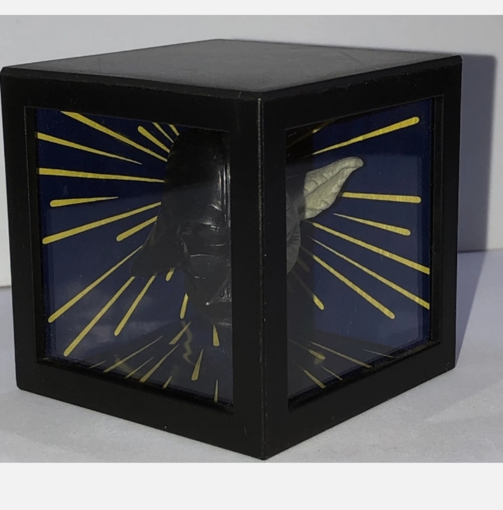 1996 Yoda Darth Vader Mirror Box Empire Strikes Back Tenyo Magic Cube